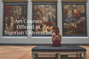 Courses under Art Department Students in Nigeria Can Study