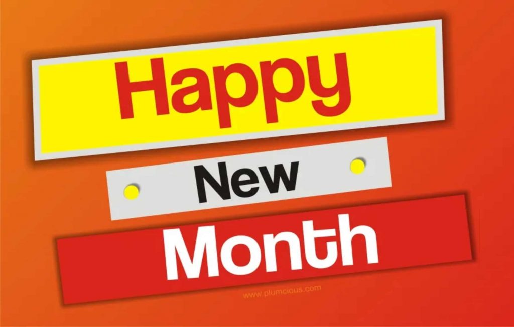 Happy New Month Messages to Your Love